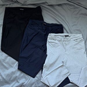 Hilary Radley | Women's Pants Lot, Black, Navy, Gray